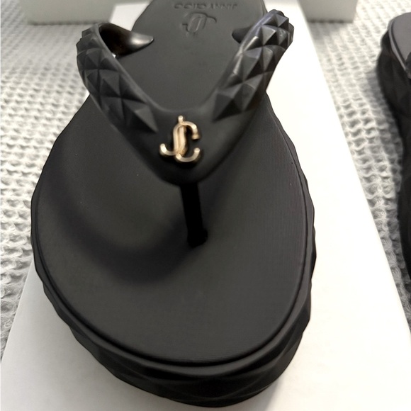 Jimmy Choo Diamond Flip Flops - Picture 1 of 7